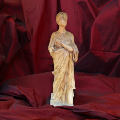 Sculture Statua in legno laccato